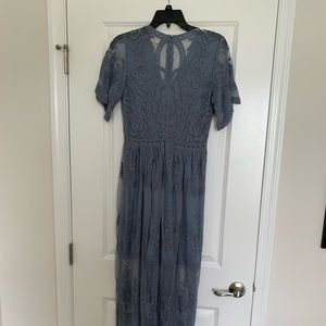 Alter’d State flowy romper- slate blue color